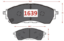 Pastillas GTX Silver Ceramic PF-SC-25430-GTX Ford