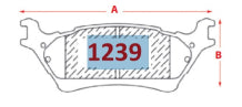 Pastillas GTX Silver Ceramic PF-SC-D-1602-GTX Ford