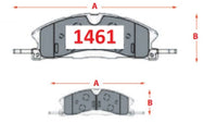 Pastillas GTX Silver Ceramic PF-SC-16242-GTX Ford