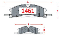Pastillas GTX Silver Ceramic PF-SC-16242-GTX Ford