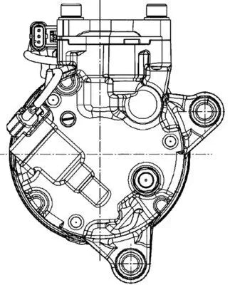 Compresor de A/C MAHLE ACP 599 000P — BMW / MINI 2010-2025