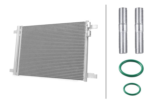 Condensador AC HELLA 8FC 366 221-401 OEM 5QM 816 411 A | Allure Repuestos