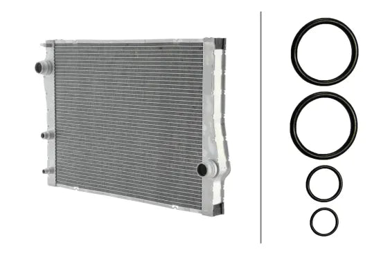 Radiador de motor HELLA 8MK 366 301-781 — BMW X5 / X6 2006-2019