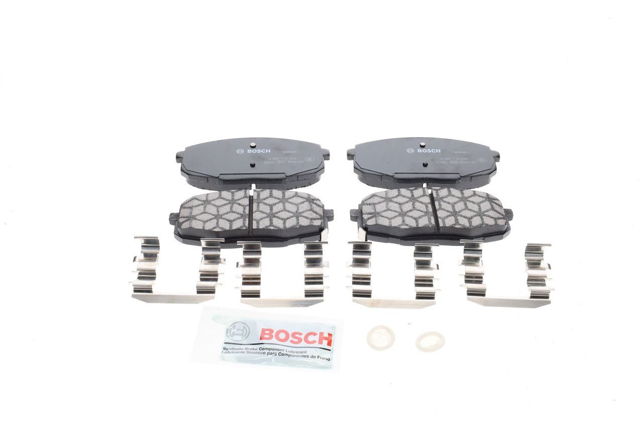 Juego de balatas de freno (eje delantero) Bosch — Hyundai, Kia | OEM 58101-0QA00