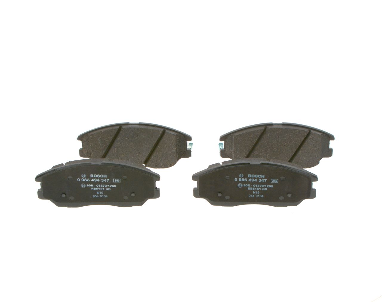 Juego de balatas de freno (eje delantero) Bosch — Hyundai, Kia | OEM 58101-3BA02