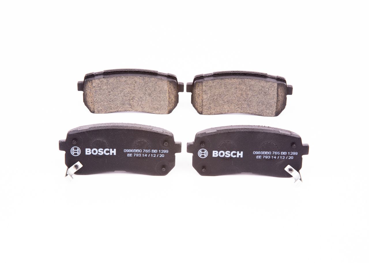 Juego de balatas de freno (eje trasero) Bosch — Kia | OEM 58302-3JA00