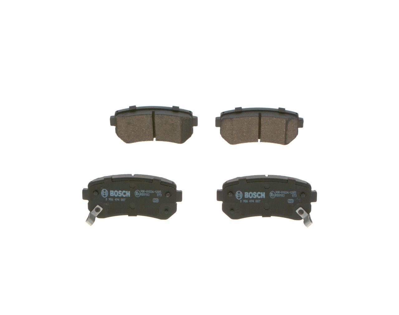 Juego de balatas de freno Bosch — Hyundai, Kia | OEM 583020QA00