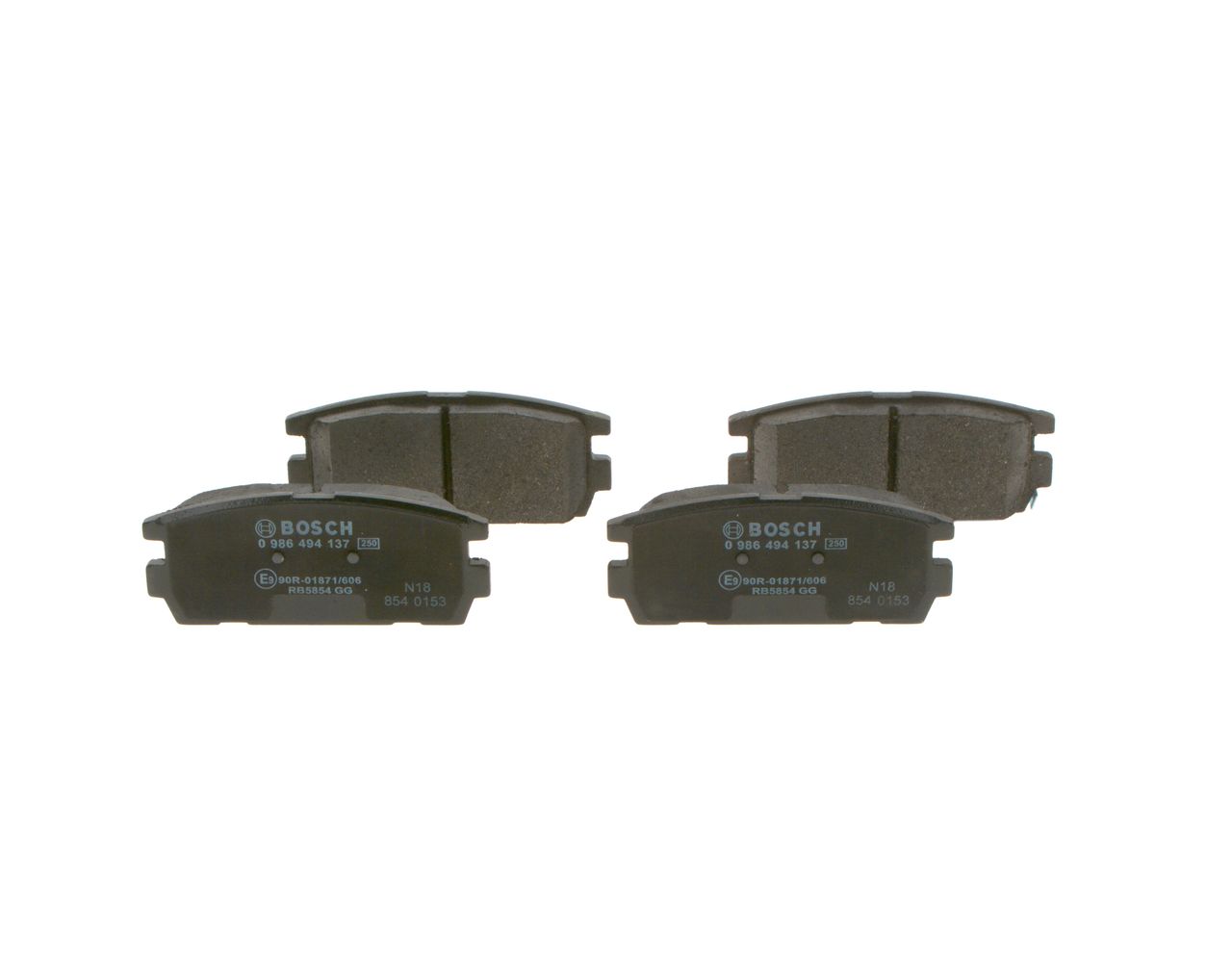 Juego de balatas de freno (eje trasero) Bosch — Hyundai | OEM 58302H1A10