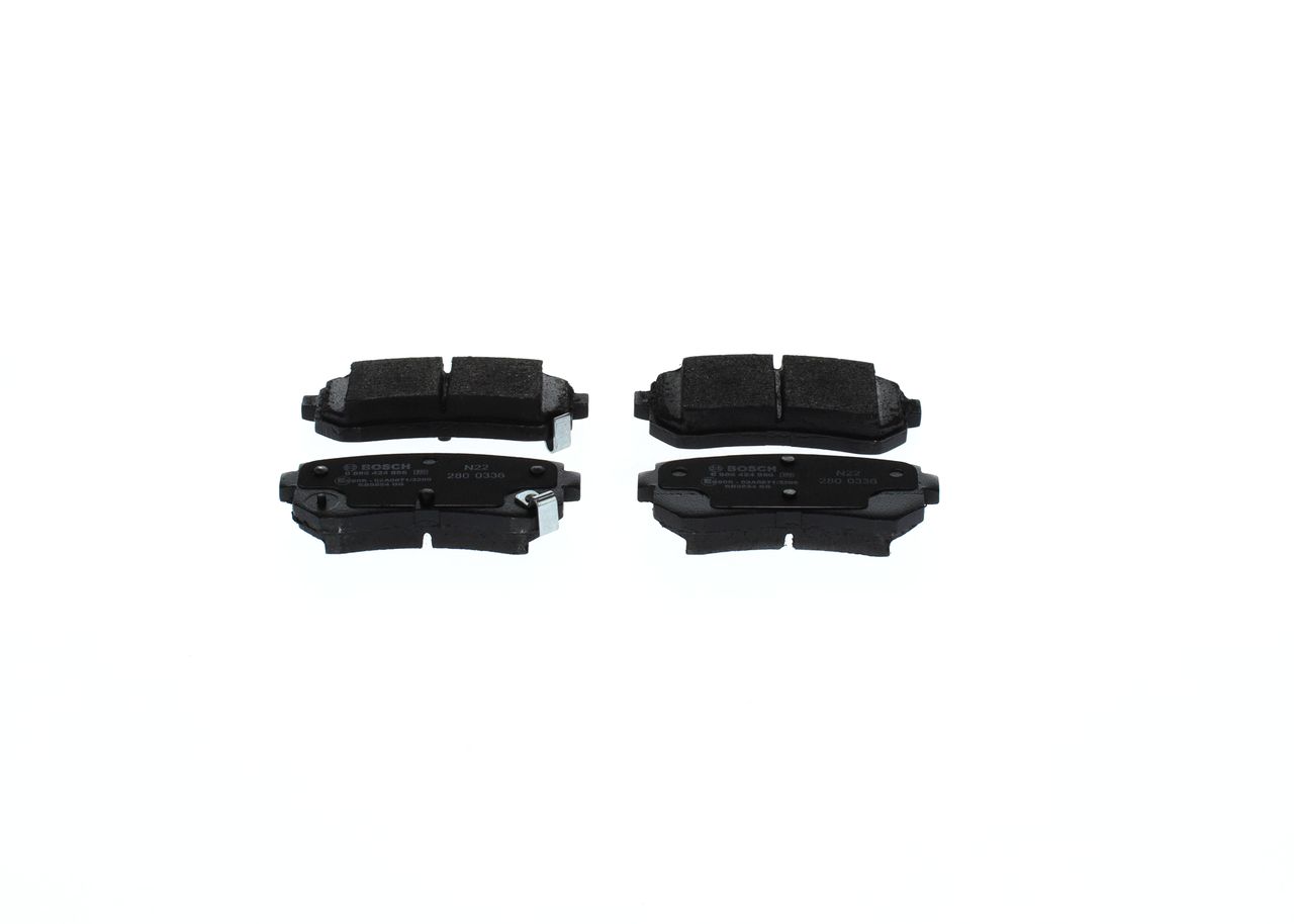Juego de balatas de freno Bosch — Hyundai, Kia | OEM 58302J9A70