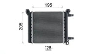 Radiador de motor MAHLE CR 2642 000P — BMW / MINI X1 / X2 / Serie 1 / Serie 2 2014-2023