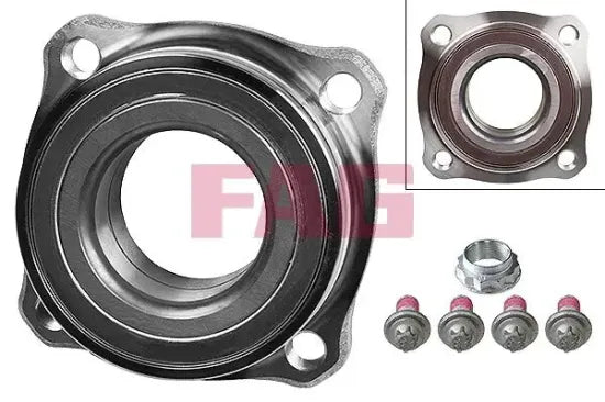 Par de Rodamientos de rueda Traseros Schaeffler FAG 713 6495 00 — BMW X3 / X4 / X5 / Serie 5 / Serie 6 / Serie 7 2008-2018