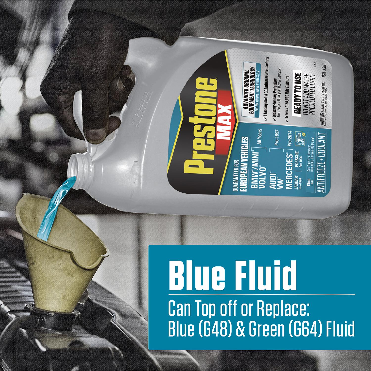 COOLANT PRESTONE EUROPEAN TURQUOISE 50/50 TURQUESA 3.78L