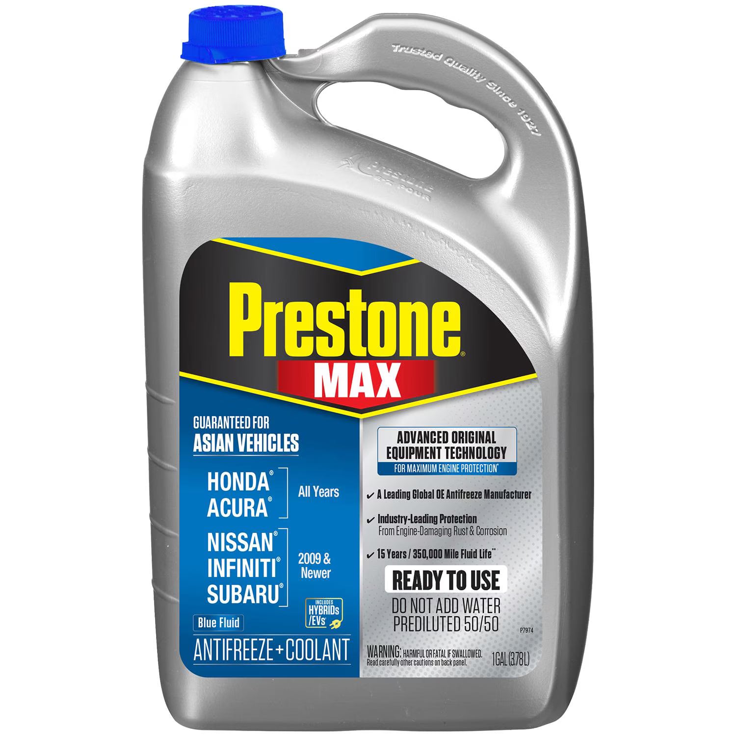 COOLANT PRESTONE HONDA NISSAN 50/50 AZUL 3.78L