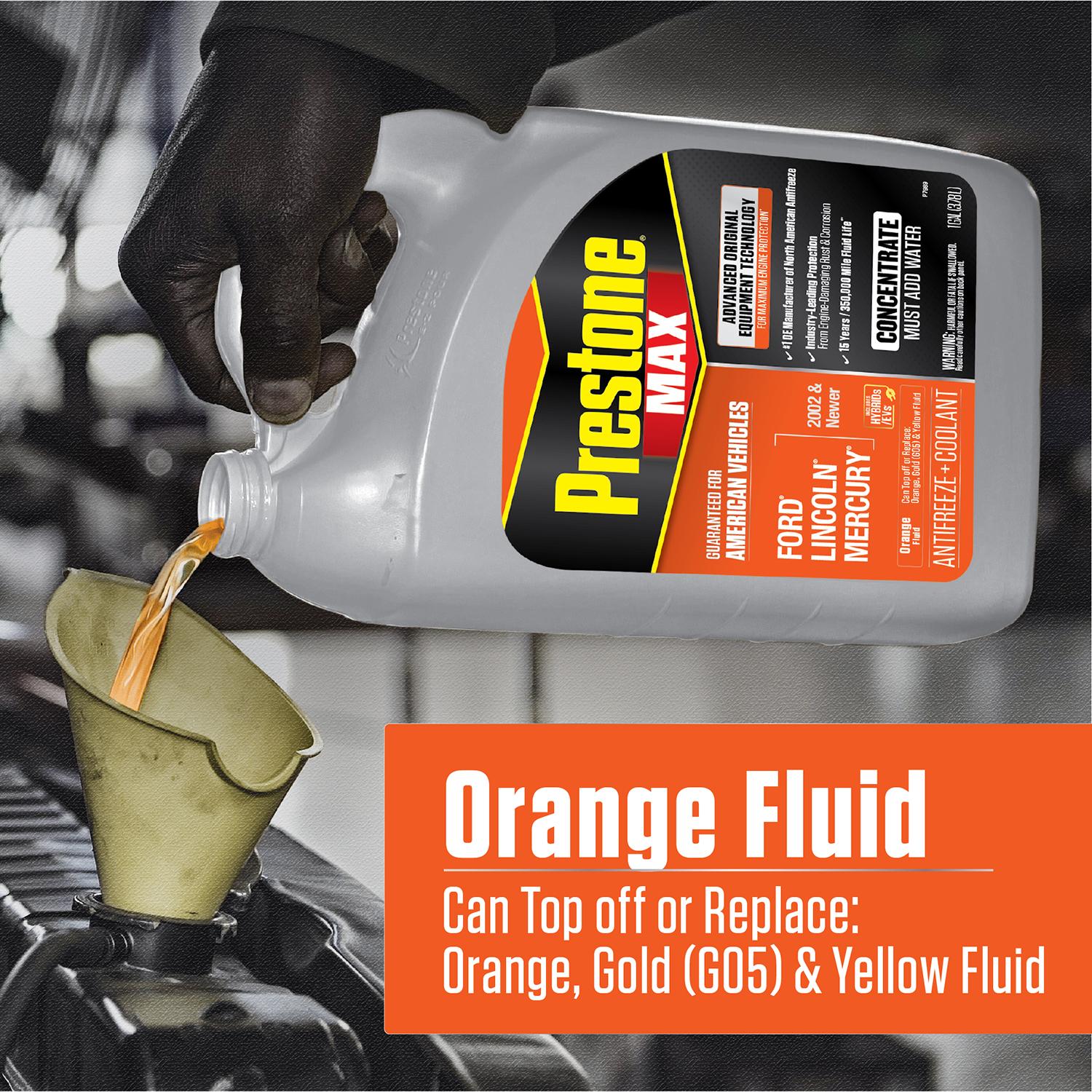 COOLANT PRESTONE FORD GM 50/50 NARANJO 3.78L