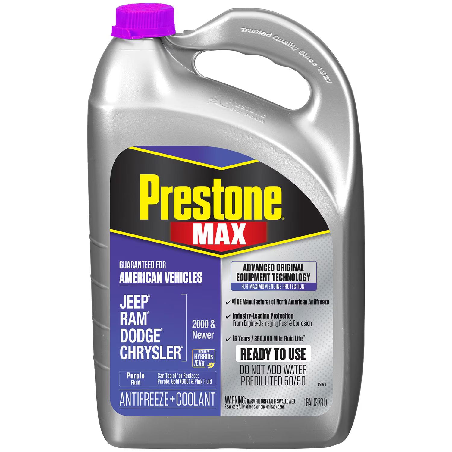 COOLANT PRESTONE AMERICANOS MORADO 50/50 MORADO 3.78L