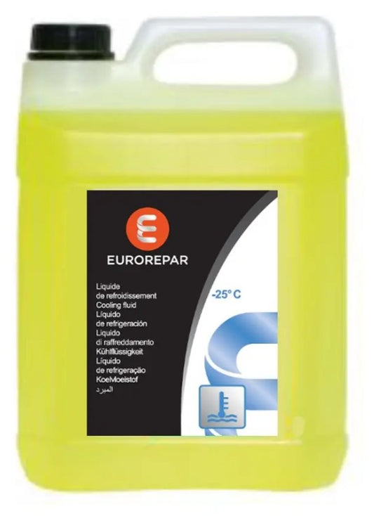 ADITIVO EUROREPAR REFRIGERANTE / ANTICONGELANTE EUROREPAR -25°C 5L