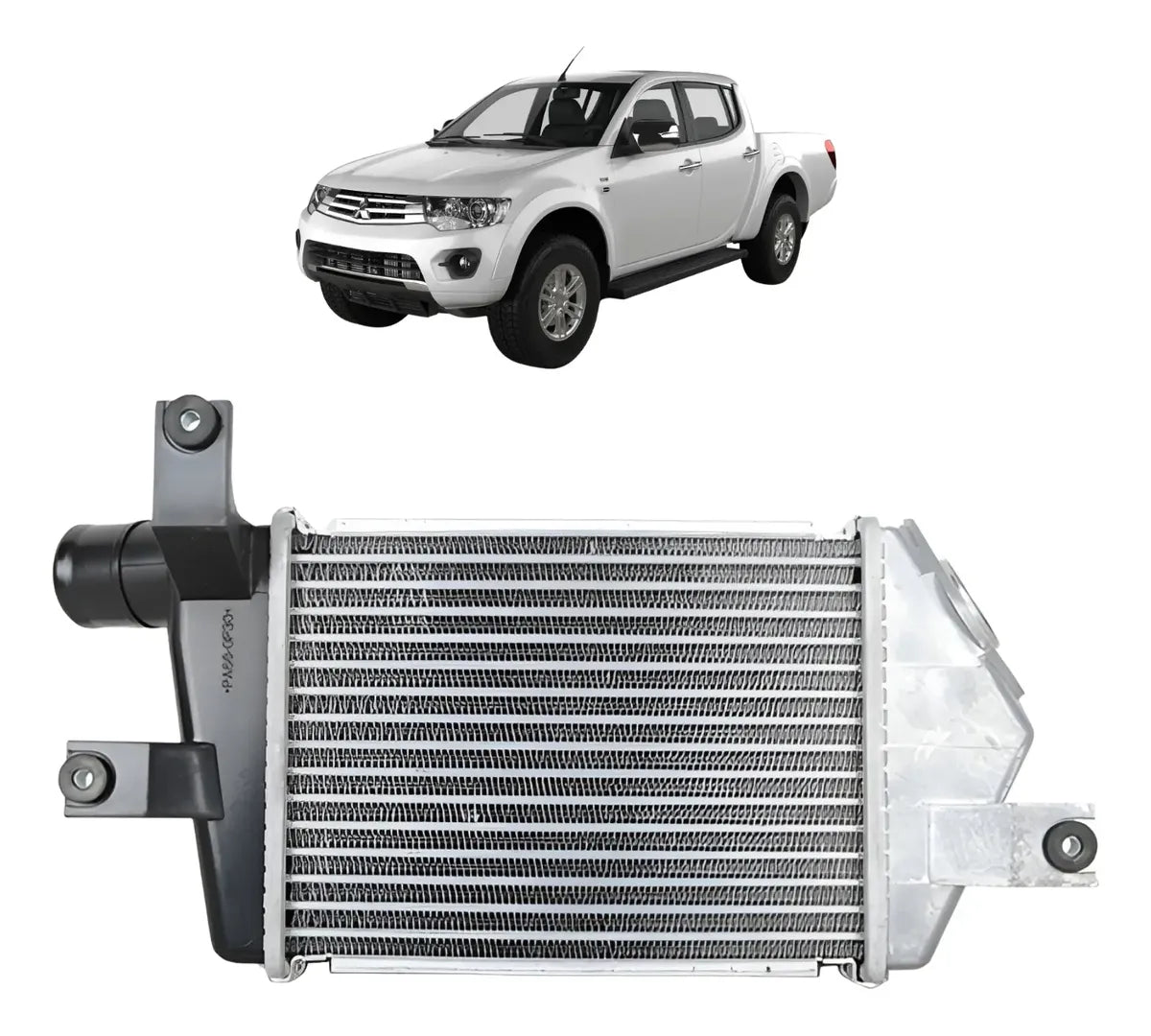 Radiador Intercooler Mastercool Mitsubishi L200 2007-2013