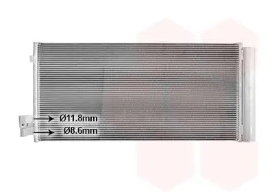 Radiador de A/C VAN WEZEL 06015713 — BMW Serie 2 / Serie 3 / Serie 4 2018-2022