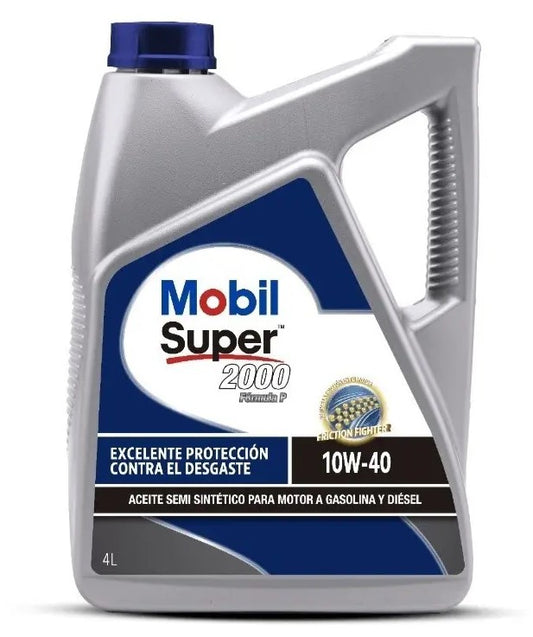 ACEITE MOBIL SUPER 2000 10w-40 4L SEMI SINTETICO