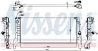 Radiador de motor NISSENS 60861 — BMW / MINI X1 / X2 / Serie 2 2013-2024