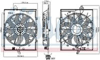 Electroventilador NISSENS 85735 — BMW Serie 5 / Serie 6 / Serie 7 2001-2010