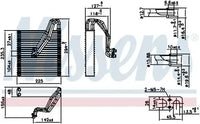 Evaporador NISSENS 92363 — MINI 2006-2016