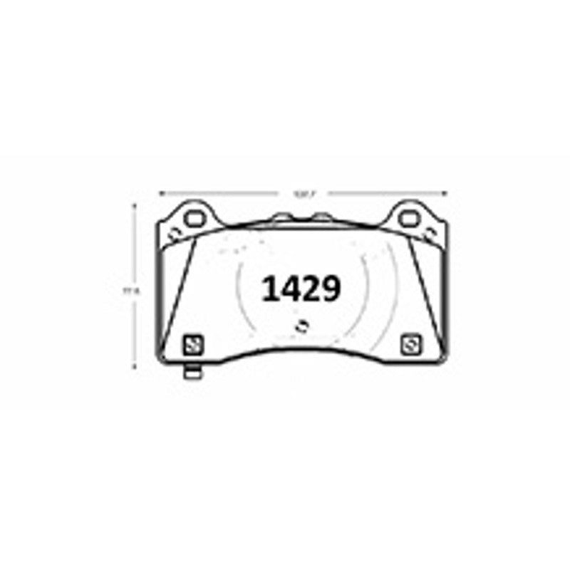 Pastillas Delanteras GTX Classic PF-27920-GTX Ford Focus 2017