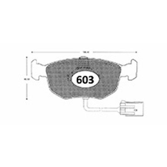 Pastillas Delanteras GTX Classic PF-32010-GTX Ford Territory