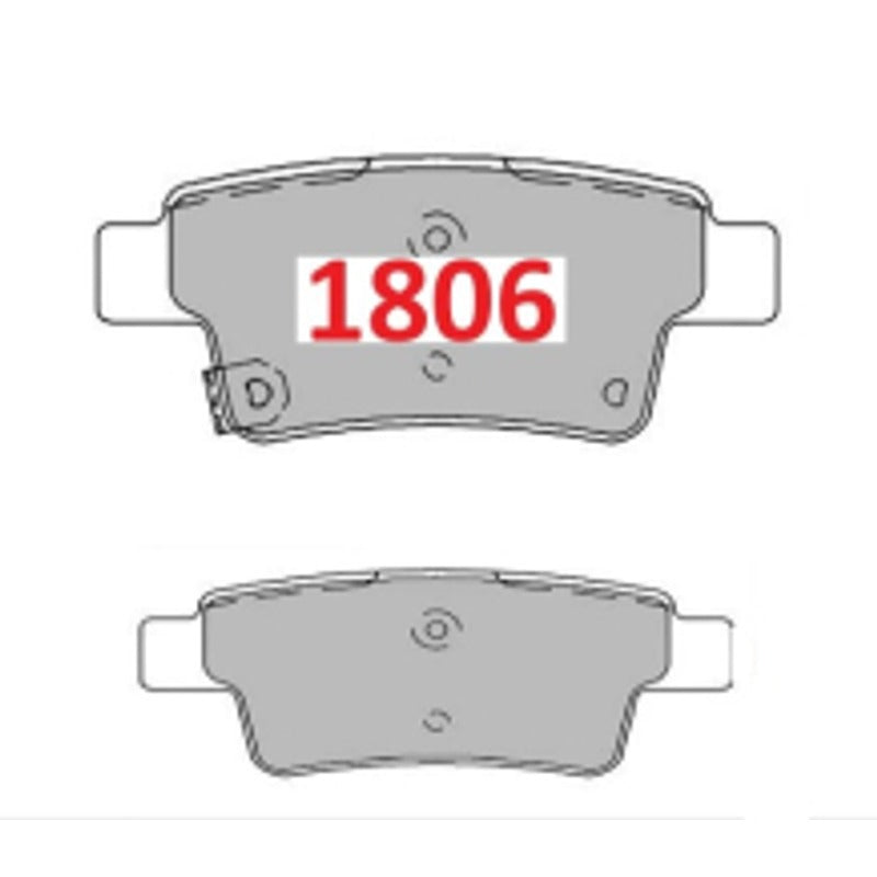 Pastillas Traseras GTX Gold Ceramic PF-C-21550-GTX Ford Territory 2024