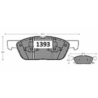 Pastillas Delanteras GTX Gold Ceramic PF-C-26860-GTX Ford F-150 2018