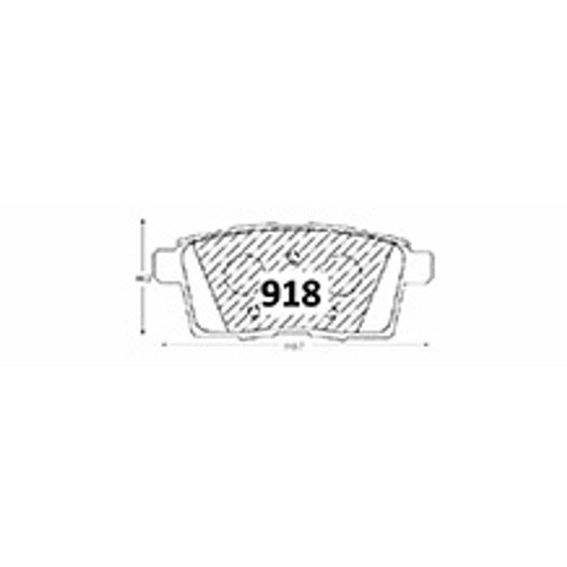 Pastillas Traseras GTX Gold Ceramic PF-C-D-1259-GTX Ford Edge