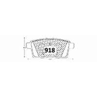 Pastillas Traseras GTX Gold Ceramic PF-C-D-1259-GTX Ford Edge