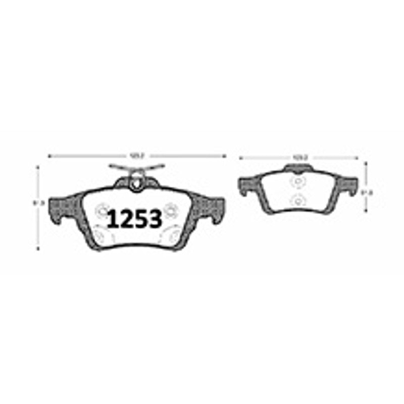 Pastillas Traseras GTX Gold Ceramic PF-C-D-1564-GTX Ford Escape 2013