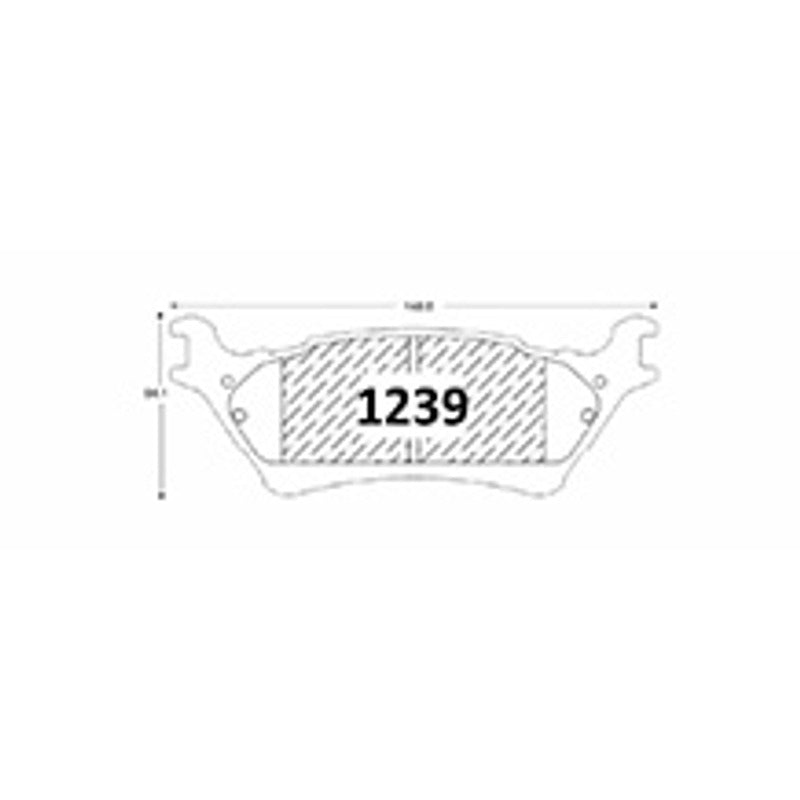 Pastillas Traseras GTX Gold Ceramic PF-C-D-1602-GTX Ford F-150 2012