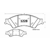 Pastillas Delanteras GTX Gold Ceramic PF-C-D-1676-GTX Ford Ranger
