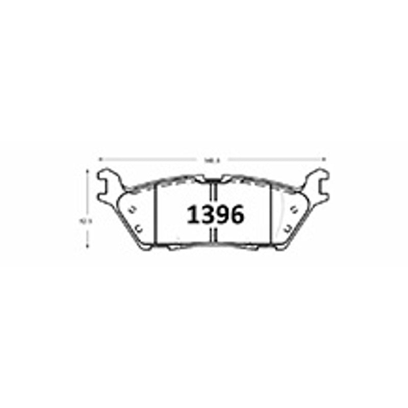 Pastillas Traseras GTX Gold Ceramic PF-C-D-1790-GTX Ford F-150 2015