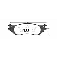 Pastillas Delanteras GTX Classic PF-D-1045-GTX Ford E-150