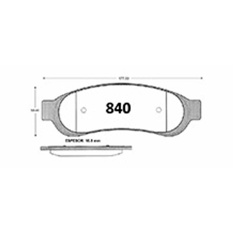 Pastillas Delanteras GTX Classic PF-D-1067-GTX Ford F-250