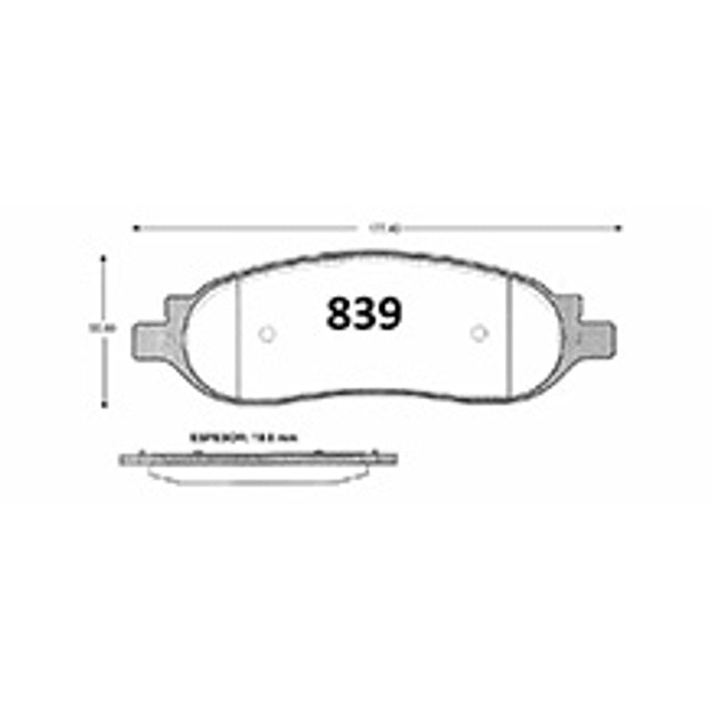 Pastillas Delanteras GTX Classic PF-D-1068-GTX Ford F-250
