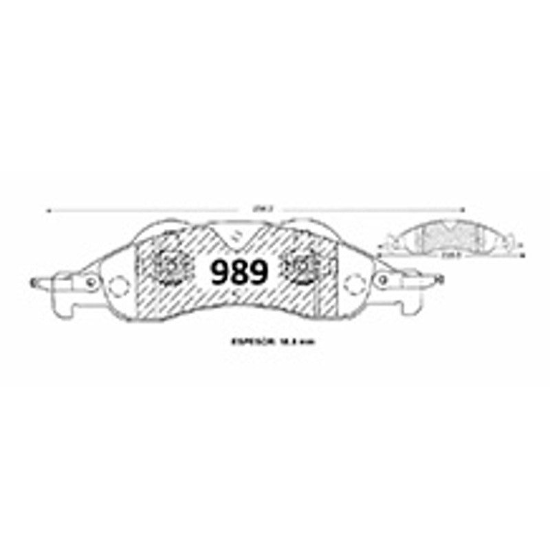 Pastillas Delanteras GTX Classic PF-D-1278-GTX Ford Expedition