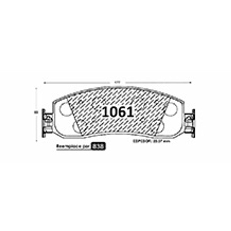 Pastillas Delanteras GTX Classic PF-D-1333-GTX Ford F-250