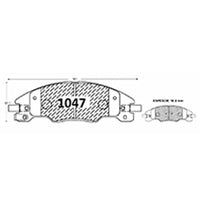 Pastillas Delanteras GTX Classic PF-D-1339-GTX Ford Focus