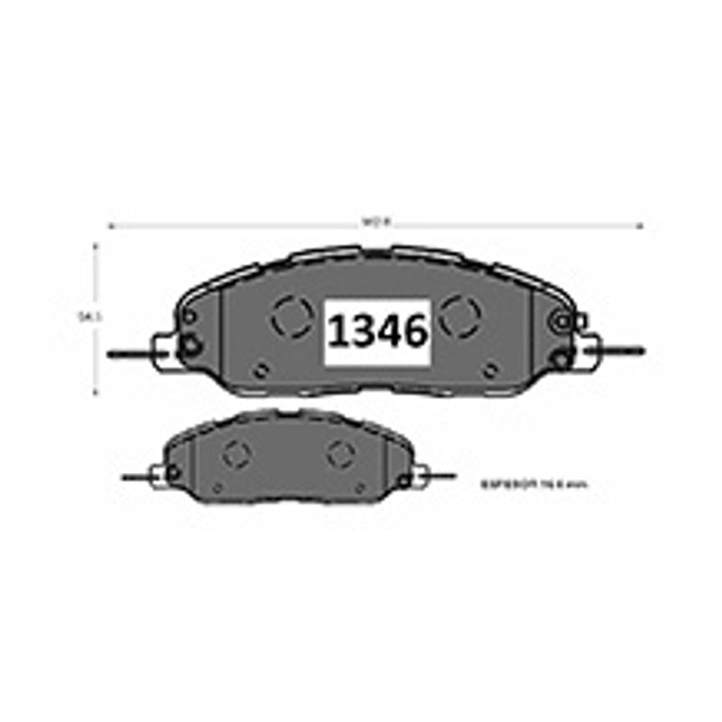 Pastillas Delanteras GTX Classic PF-D-1463-GTX Ford Mustang