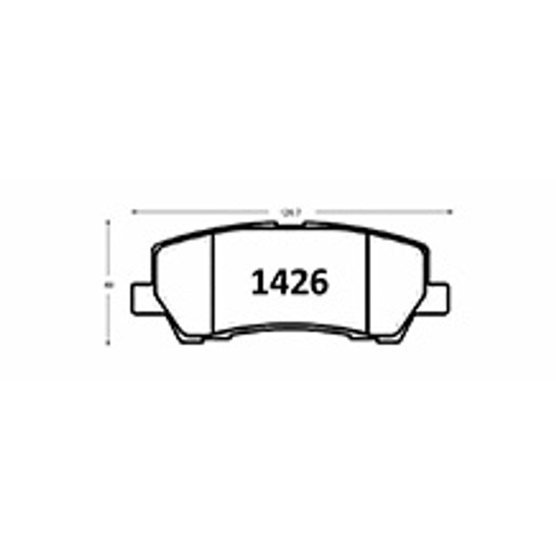 Pastillas Traseras GTX Classic PF-D-1793-GTX Ford Mustang Performance 2015