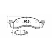 Pastillas Delanteras GTX Classic PF-D-360-GTX Ford E-150