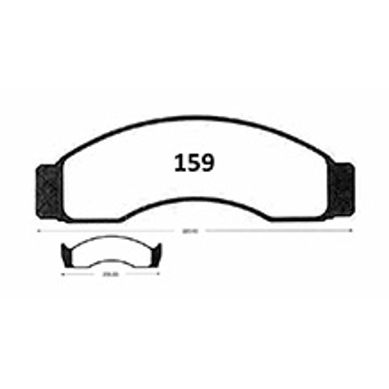 Pastillas Delanteras GTX Classic PF-D-411-GTX Ford F-450