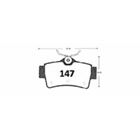 Pastillas Delanteras GTX Classic PF-D-627-GTX Ford Mustang