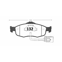 Pastillas Delanteras GTX Classic PF-D-648-GTX Ford Contour