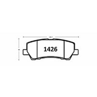 Pastillas Traseras GTX Classic PF-D-661-GTX Ford Contour