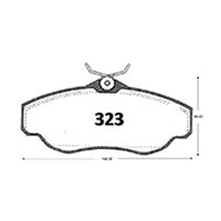 Pastillas Delanteras GTX Classic PF-D-676-GTX Ford Ranger